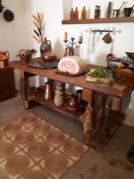 Kuchnia zamku w Dębnie zdjęcia prywatne z wycieczki 2017r
