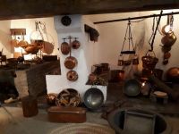 Kuchnia zamku w Dębnie zdjęcia prywatne z wycieczki 2017r